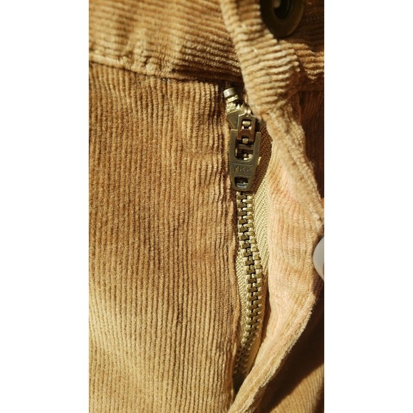 Eddie Bauer Pants Womens 2 Tan Vashion Fit Skimmer 100% Cotton Mid Rise Courdery - Picture 10 of 12